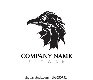 Vector - Vector sign abstract bird in flight