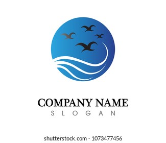 Vector - Vector sign abstract bird in flight