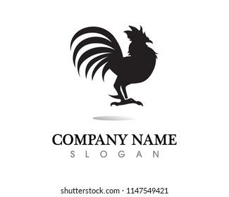 Vintage Rooster Logo Vector Arrow Icon Stock Vector (Royalty Free ...
