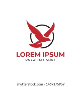 Vector sign abstract flying bird,delivery logo or concept design,logo design template. - Vector