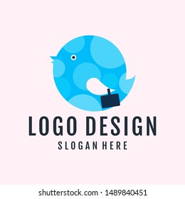 Vector sign abstract flying bird,delivery logo or concept design,logo design template.