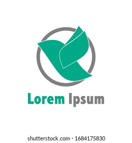 Vector sign abstract flying bird,delivery logo or concept design,logo design template.