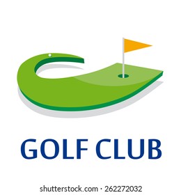 Vector sign abstract Golf Club