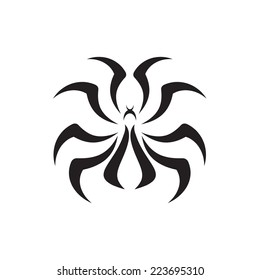 Vector sign abstract Spider