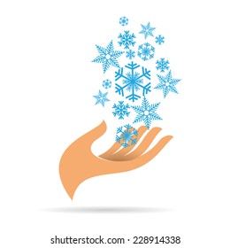 Vector sign Air conditioning service 