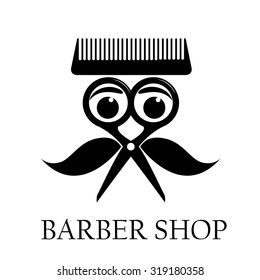 Vector sign barber shop