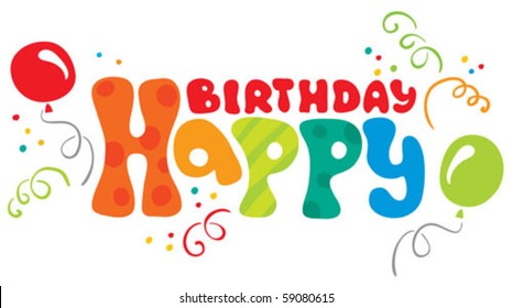 Vector Sign - Birthday