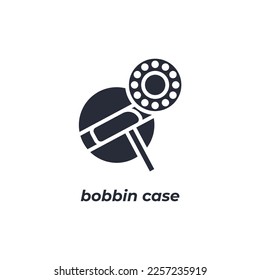 El símbolo del estuche del panel del signo del vector está aislado en un fondo blanco. color de icono modificable.