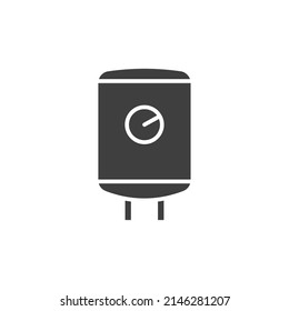 Vector sign of the boiler symbol is isolated on a white background. boiler icon color editable.