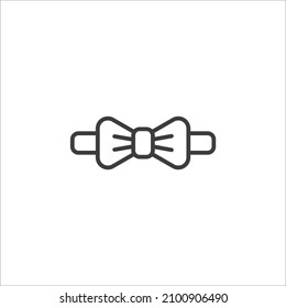 Vector Sign Bow Tie Symbol Isolated Stock Vector (Royalty Free ...