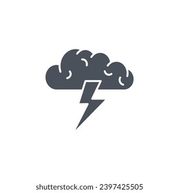 Vector sign of the brainstorm symbol isolated on a white background. icon color editable.