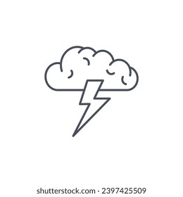 Vector sign of the brainstorm symbol isolated on a white background. icon color editable.