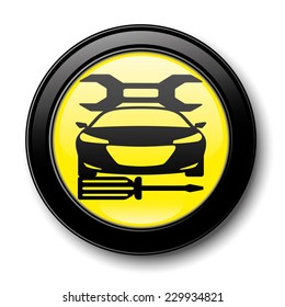 Vector sign. Car.