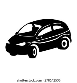 Vector sign. Car.