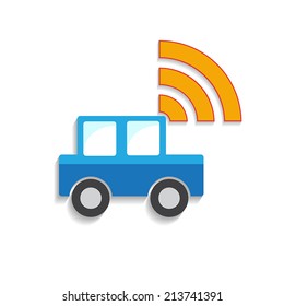 Vector sign carsharing