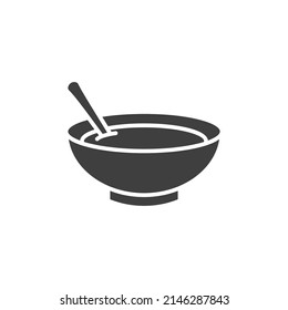 El signo vectorial del símbolo Cereales se aísla sobre un fondo blanco. Color del icono de cereales editable.