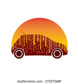 Vector sign City Car