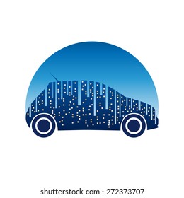 Vector sign City Car