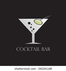 Vector sign Cocktail bar