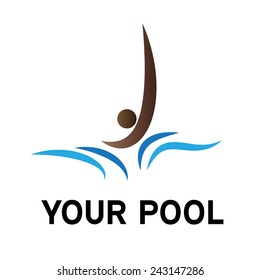 Vector sign dips in the pool