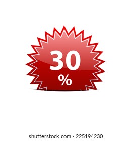 Vector sign discount 30%