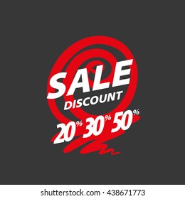 vector sign for discounts