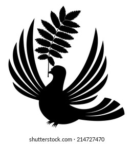 Vector sign. Dove.