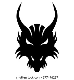Vector sign. Dragon.