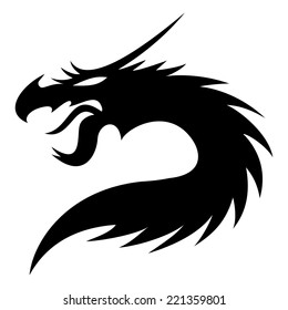 Vector sign. Dragon.