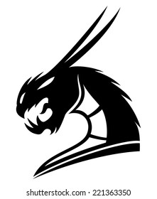Vector sign. Dragon.
