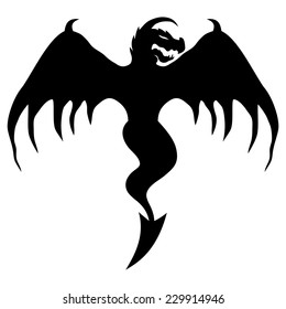 Vector sign. Dragon.