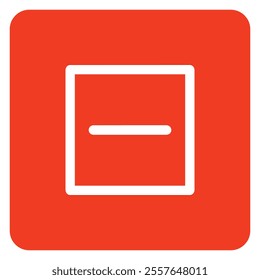 Vector sign of dry flat clothing symbol