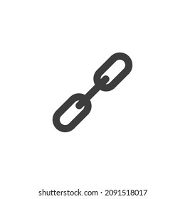Vector sign of the External link symbol is isolated on a white background. External link icon color editable.