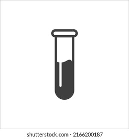 Vector sign of The Flask symbol is isolated on a white background. Flask icon color editable.