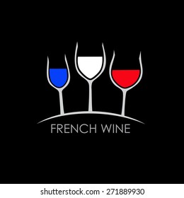 Vector Sign French Wine