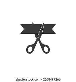 Vector sign of the grand opening symbol is isolated on a white background. grand opening icon color editable.