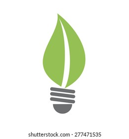 Vector sign green lamp concept