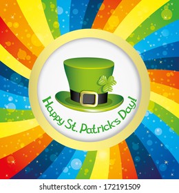 Vector sign. Happy St. Patrick's Day! 