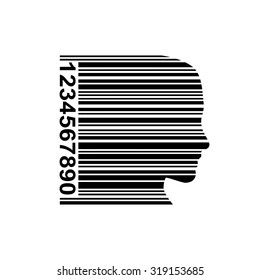 Vector sign head in a bar code