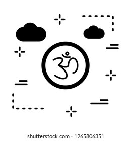 vector sign hindu icon