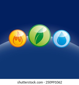 Vector sign Home energy