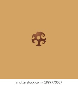 Vector sign, icon, round tree