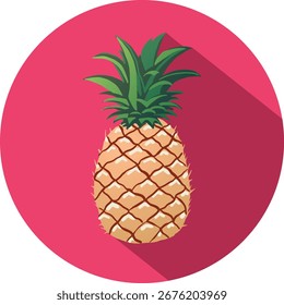 Ilustração de sinal de vetor de abacaxi