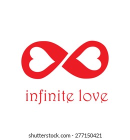 Vector sign infinite love