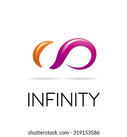Vector sign infinity