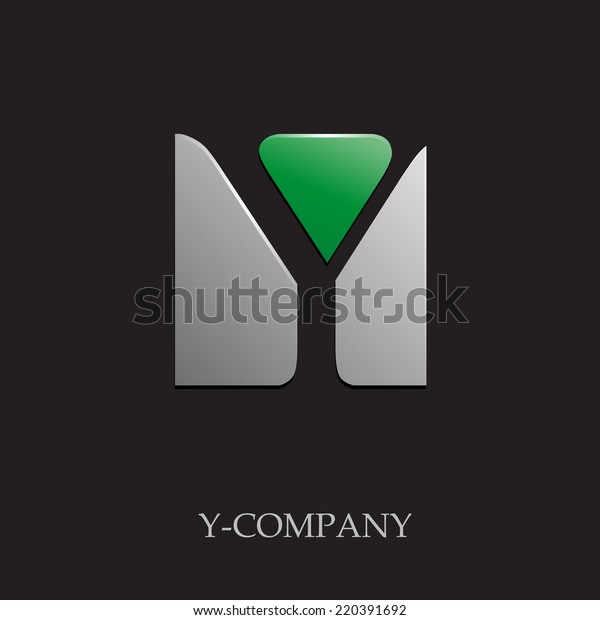 Vector Sign Initial Letter Y On Stock Vector (Royalty Free) 220391692 ...