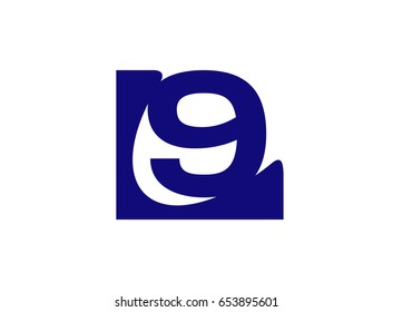 Vector sign logo nine number 9

