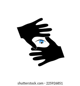 Vector sign  look image, photographer