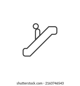 Vector Sign Man On Stairs Going Stock Vector (Royalty Free) 2163746543 ...