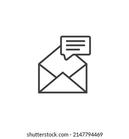 Vector sign of the Mobile Message symbol is isolated on a white background. Mobile Message icon color editable.